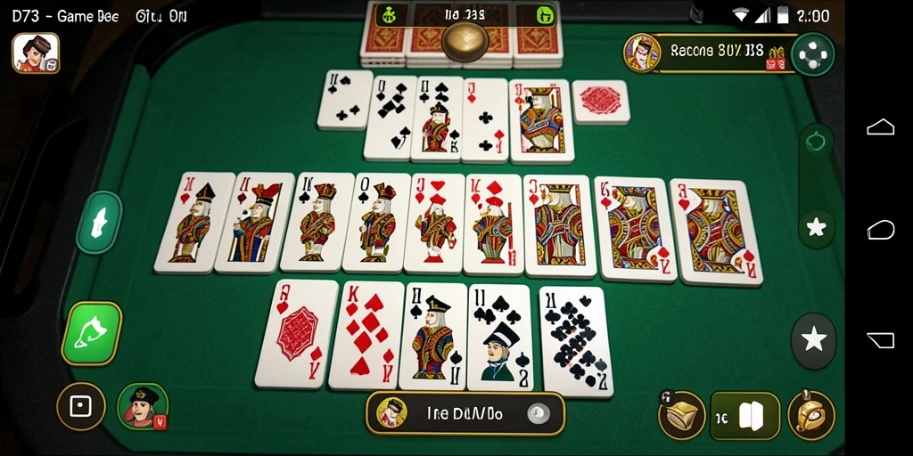 Screenshot D73 menampilkan gameplay menarik dengan elemen domino yang klasik.