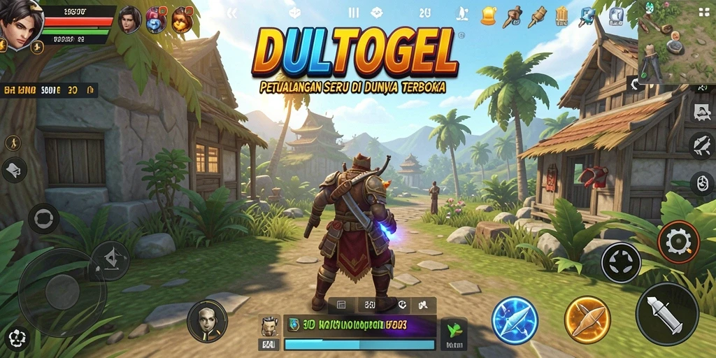 Gameplay seru DULTOGEL di dunia terbuka yang penuh petualangan.
