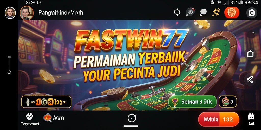 Screenshot FASTWIN77 menampilkan gameplay Kasino yang seru dan mendebarkan.