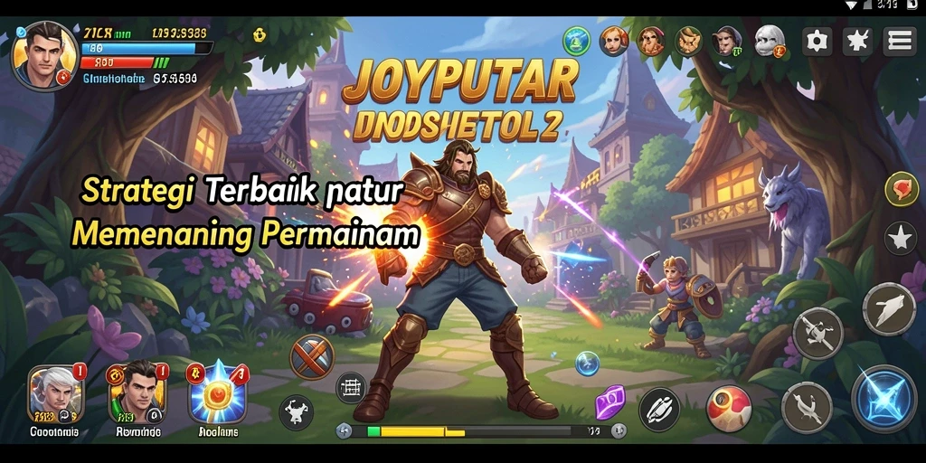 Tampilan gameplay JOYPUTAR yang seru dan menantang strategi.