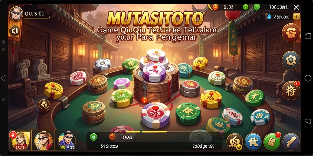 Tampilan gameplay menarik dari game QiuQiu MUTASITOTO.