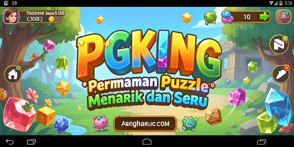 Tangkapan layar PGKING menampilkan gameplay Puzzle yang mendebarkan.