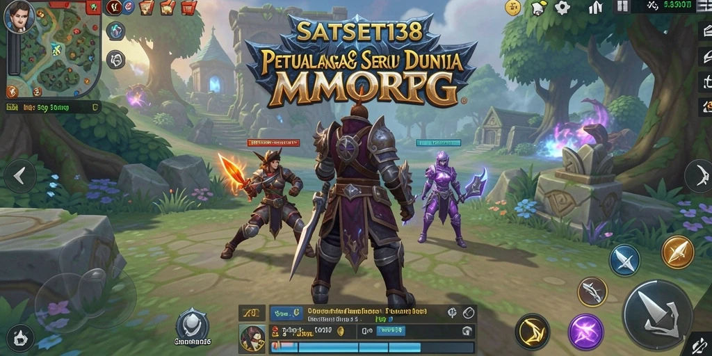 Screenshot SATSET138 menampilkan momen seru dalam dunia MMORPG.