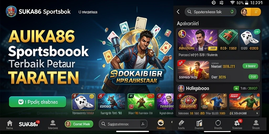 Tampilan gameplay menarik dari aplikasi SUKA86.